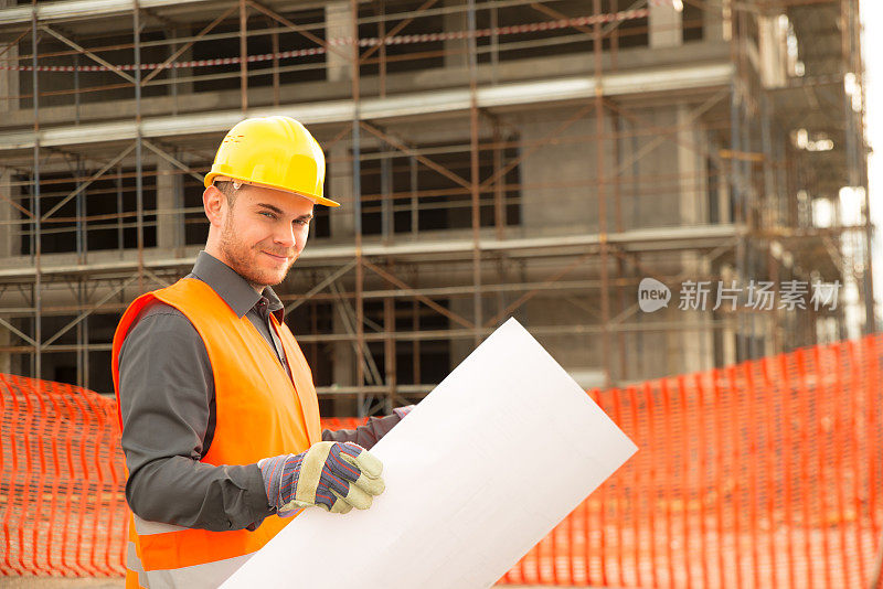 有计划的建筑工人