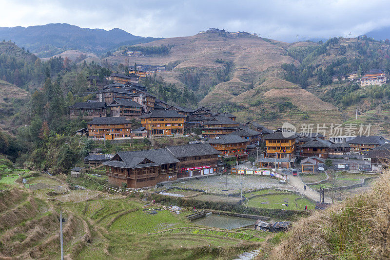 中国龙胜梯田村