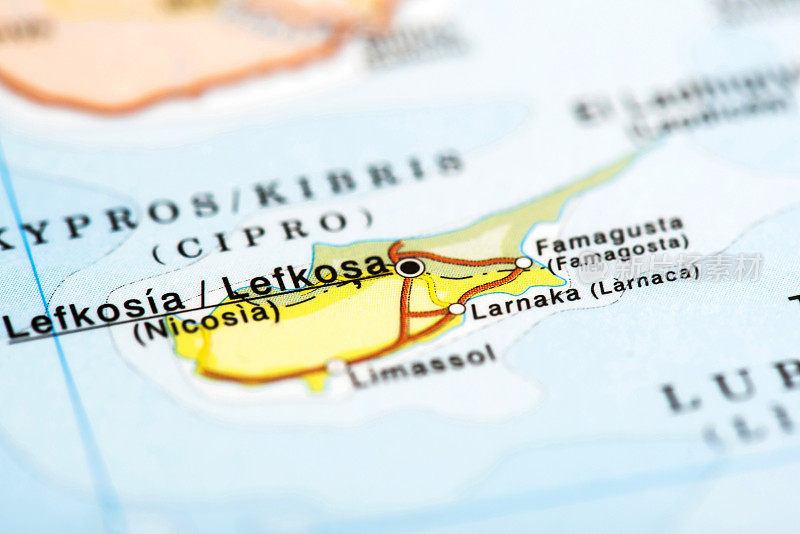 塞浦路斯尼科西亚地图