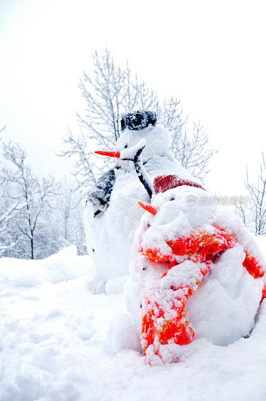 两个雪人