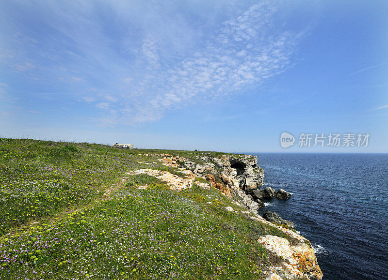 黑海岩石海岸