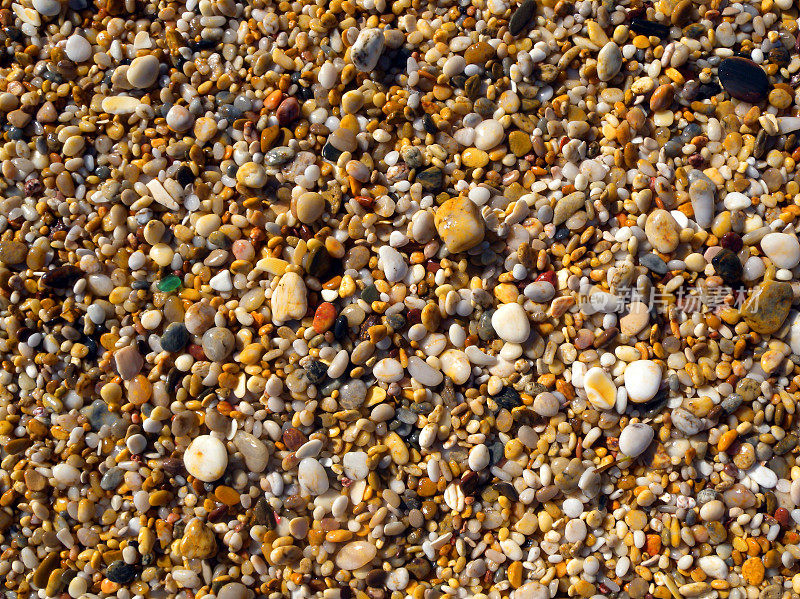 海石背景-海滩卵石