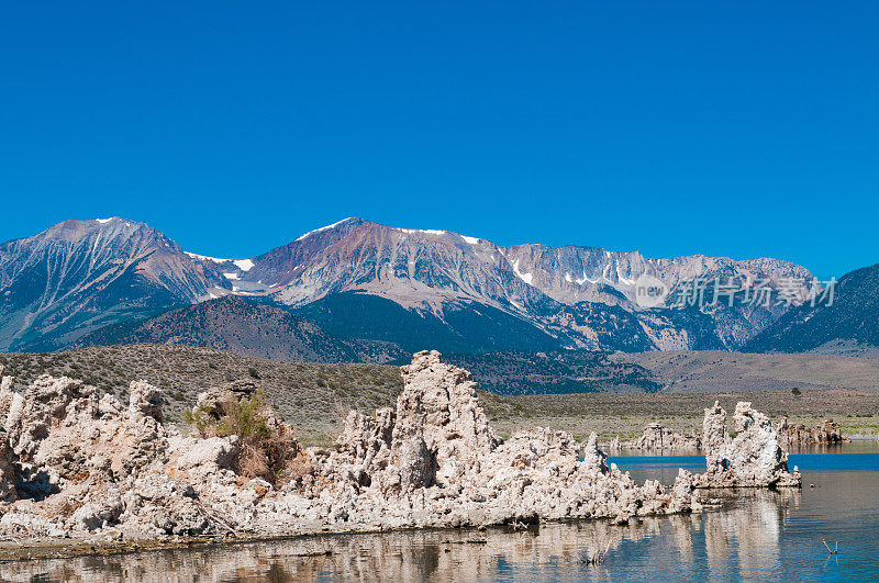 莫诺湖，东Sierra，加利福尼亚