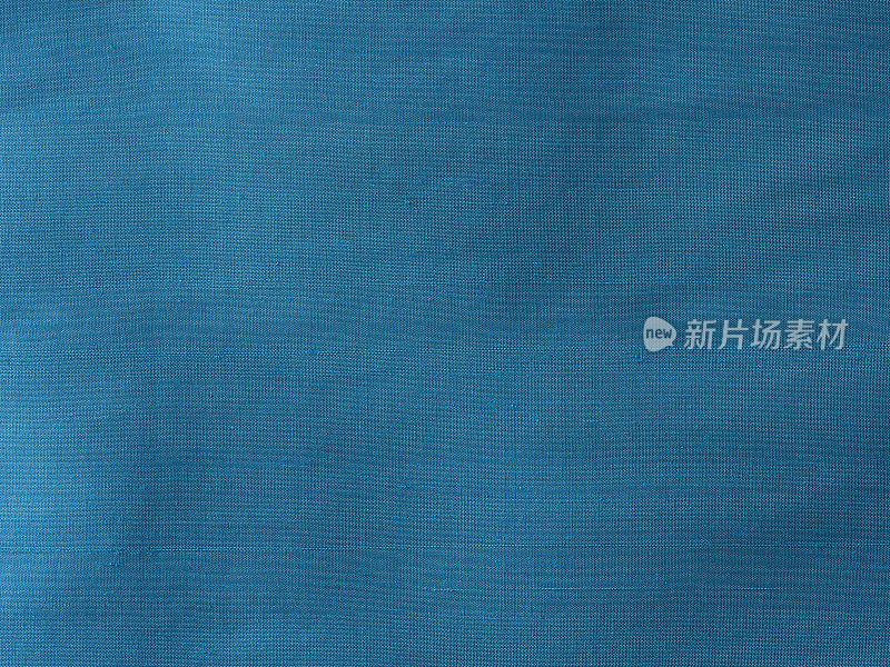 泰国纹理蓝色泰国丝绸织物背景。