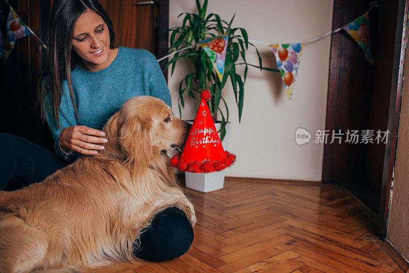 给我的狗庆祝生日