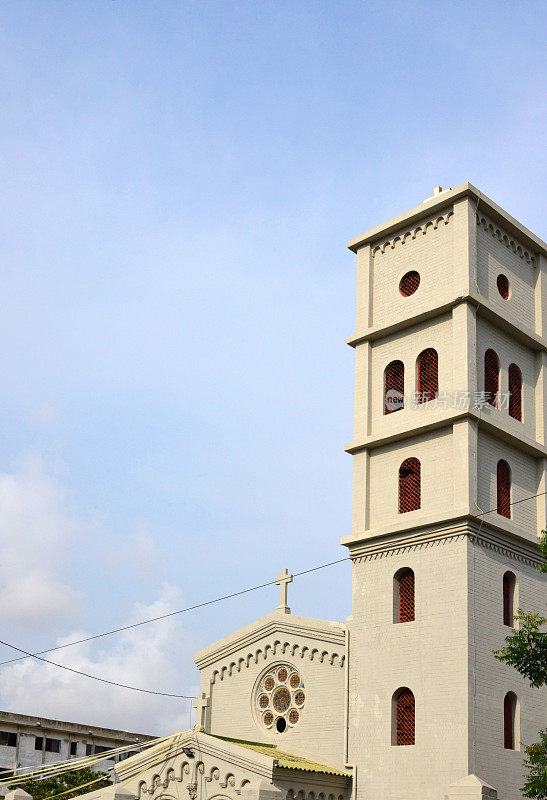 福音长老会教堂，德国殖民建筑-钟楼，1907年，Lomé，多哥