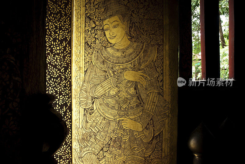 赞美寺的泰国绘画之美