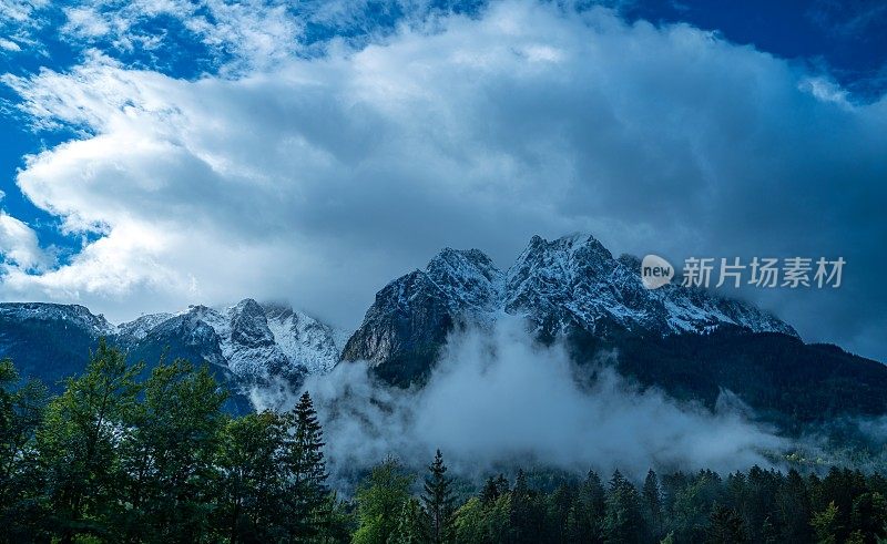 维特斯坦山脉，阿尔卑斯山，巴伐利亚
