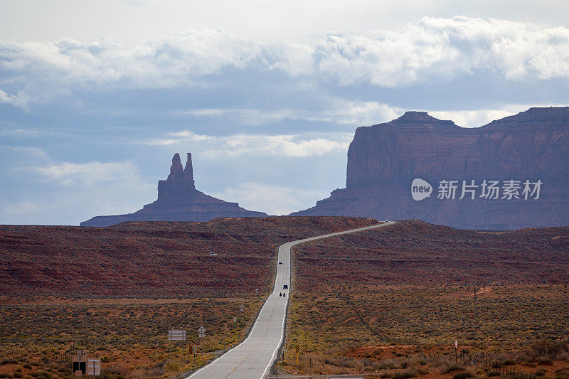 通往纪念碑谷的道路