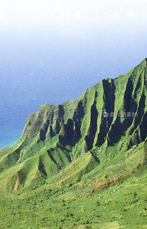 考艾岛的霍诺普山脊山谷