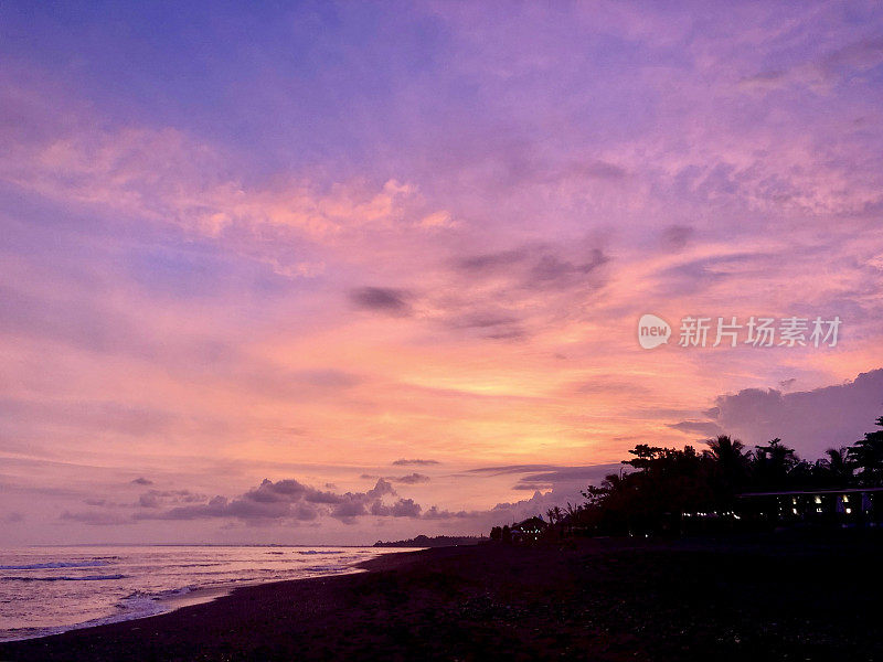 巴厘岛夕阳色