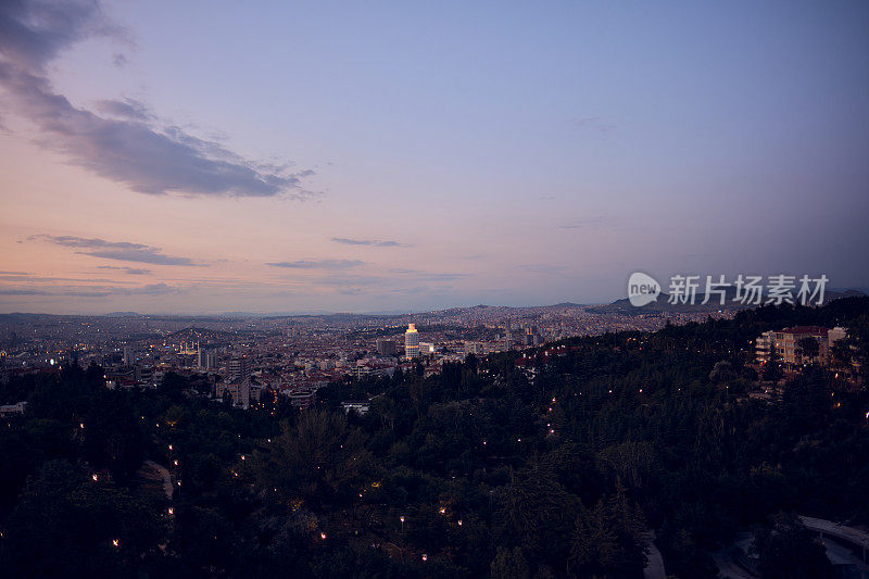 安卡拉城市夜景