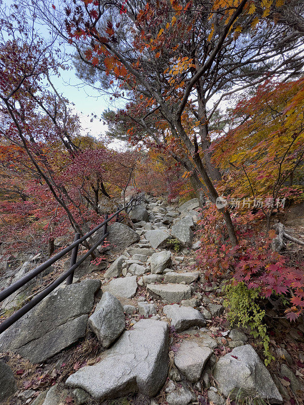 石径，北韩山国家公园，韩国