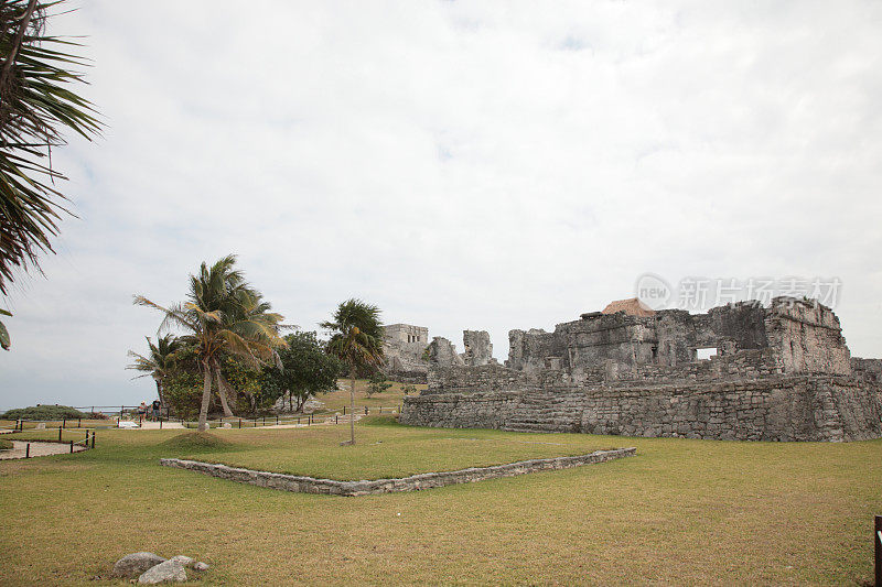 墨西哥图卢姆的古玛雅遗址