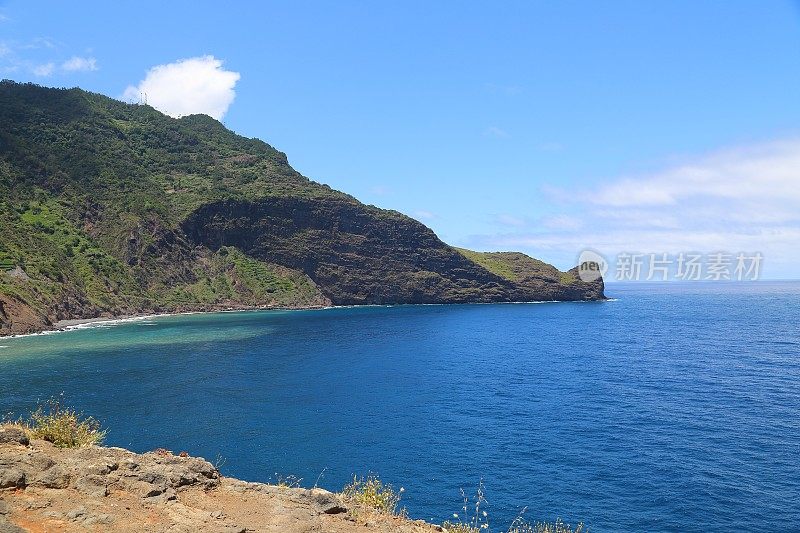 马德拉岛东北海岸，大西洋海岸