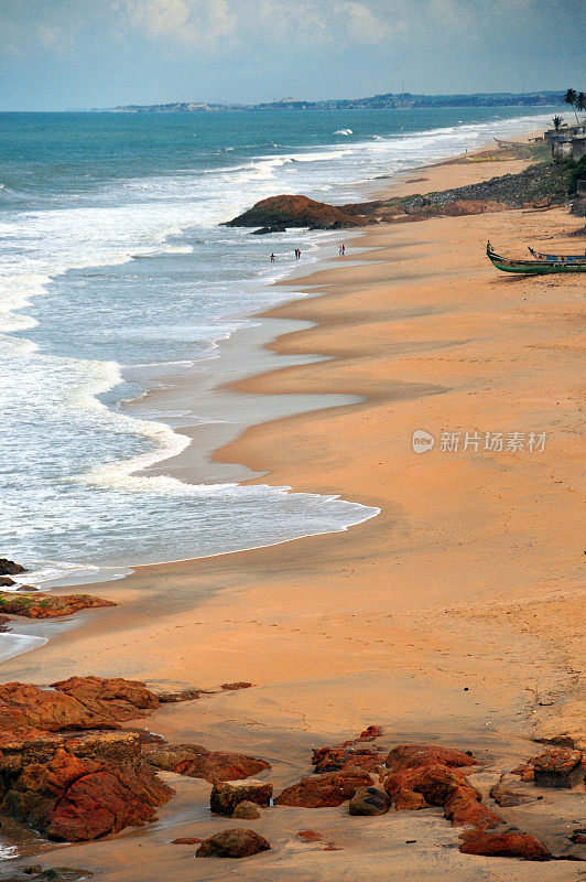 加纳，海岸角:海滩