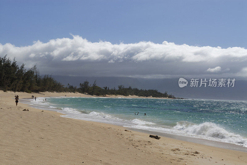 毛伊岛的鲍德温海滩