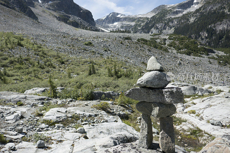 岩石平衡山地景观