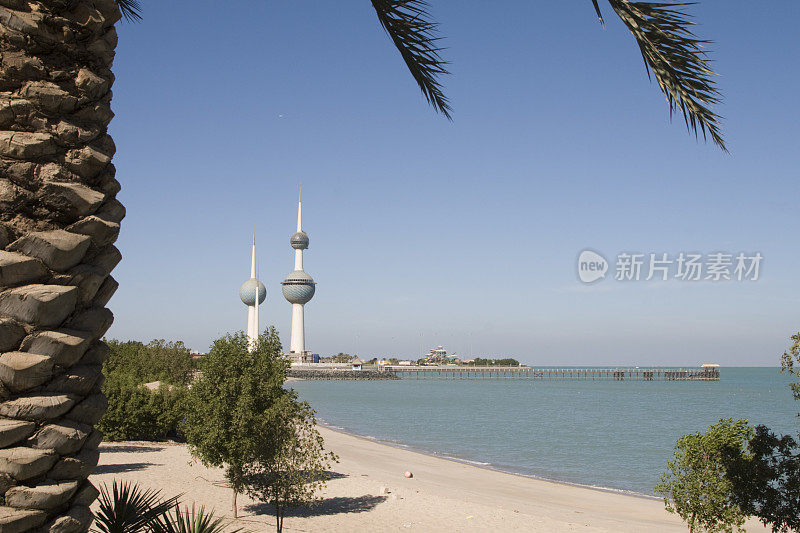 海滩在科威特