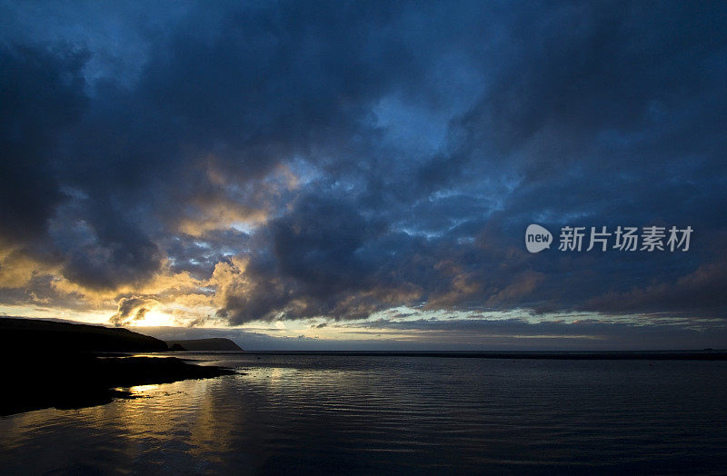 沿海日落