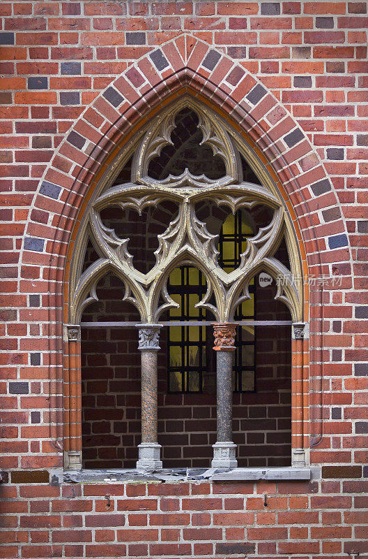 波兰马尔堡城堡哥特式拱形窗