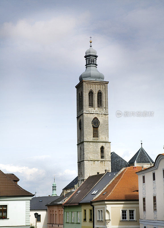 捷克乡村教堂钟楼
