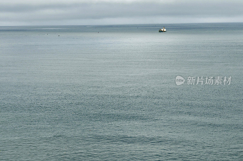 从华盛顿海岸驶往河口的货轮