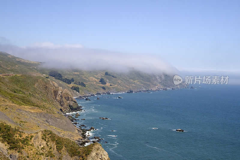 风景优美的车程-旧金山北部