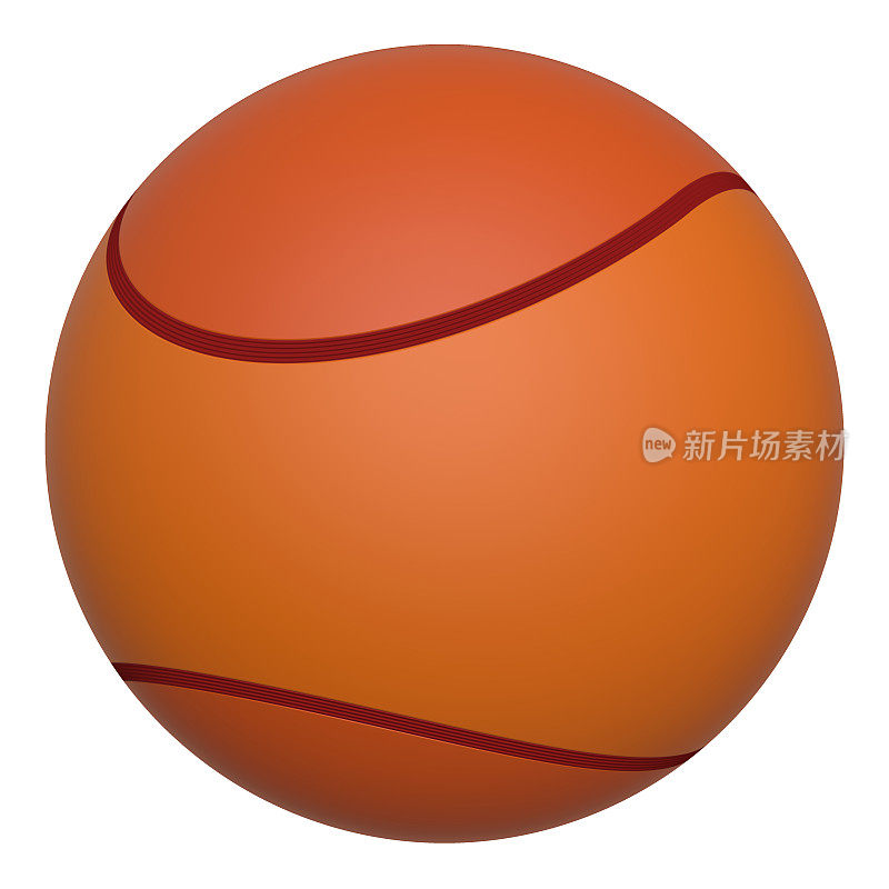 运动球-篮子-橙色-红色-新的