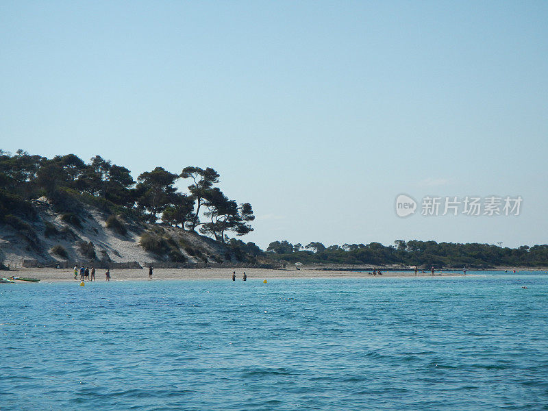 美丽的巴利阿里群岛海岸，马略卡岛