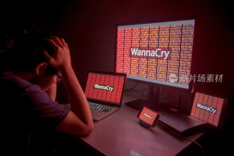 年轻亚洲男性被“想哭”勒索软件攻击感到困惑和头痛