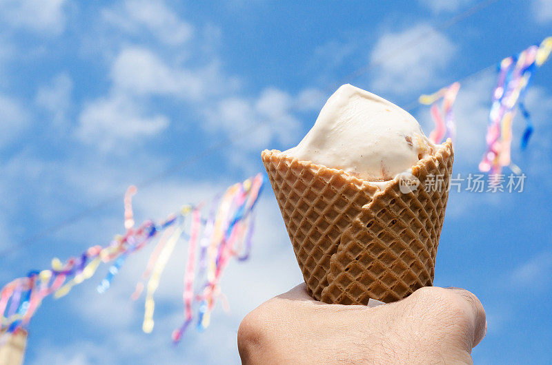 冰淇淋庆祝