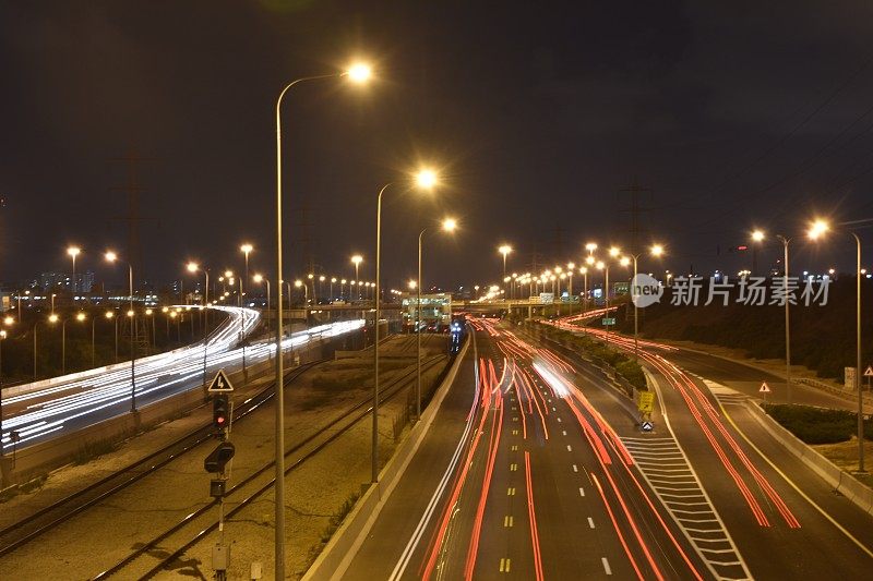 夜间长时间暴露