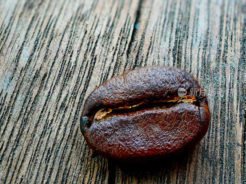 宏观的咖啡豆