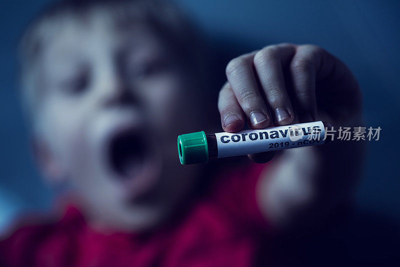冠状病毒2019-nCoV血液样本。新型流行冠状病毒。冠状病毒发作有。实验室有冠状病毒
