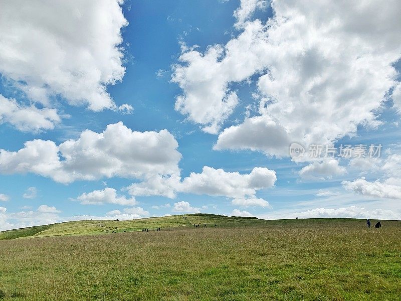 乌菲顿白马山景色优美