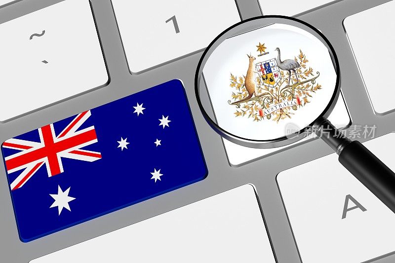 澳大利亚国旗-计算机密钥