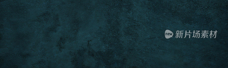 黑蓝绿抽象背景。色调粗糙的混凝土墙面纹理。黑色背景与空间设计。乏味的东西。