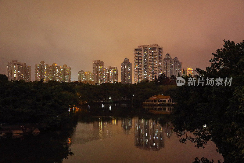 中国深圳城市夜景