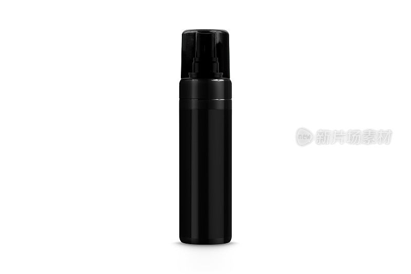 空白喷雾可以隔离在白色背景上，气溶胶喷雾罐，金属瓶油漆罐，3d插图