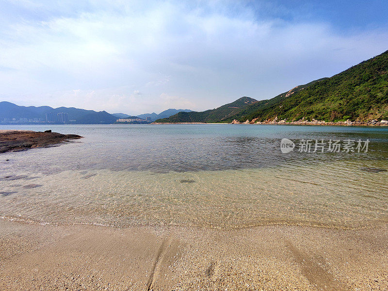 香港岛达吉拉角的海滩