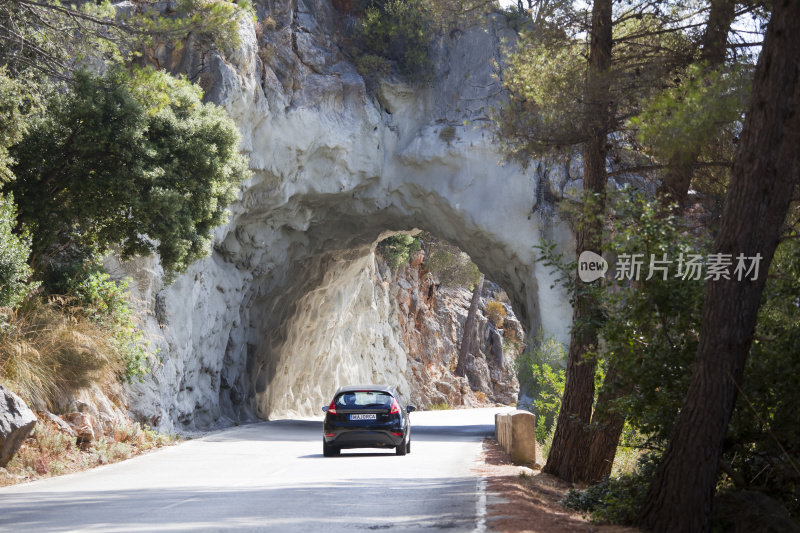 在马略卡岛旅游