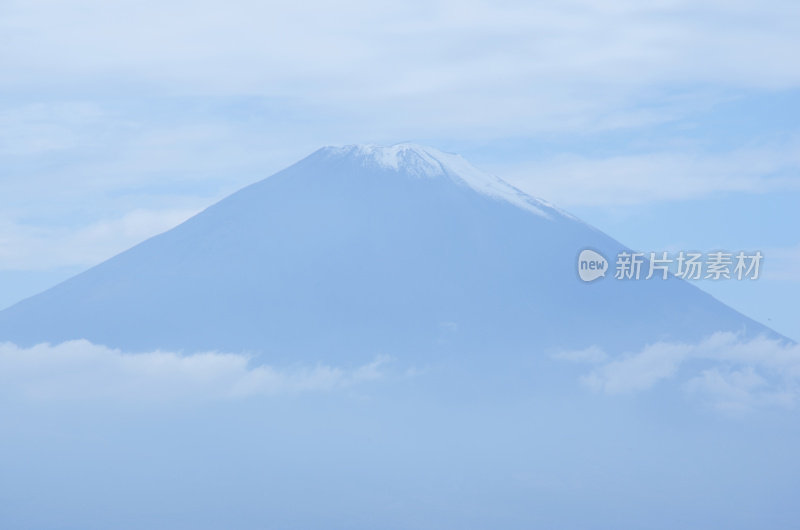 清晨的富士山