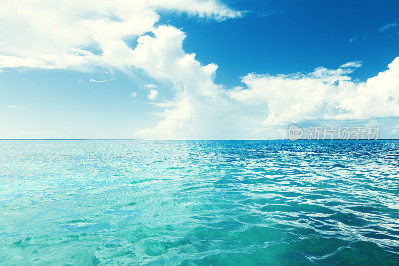 加勒比海和完美的天空