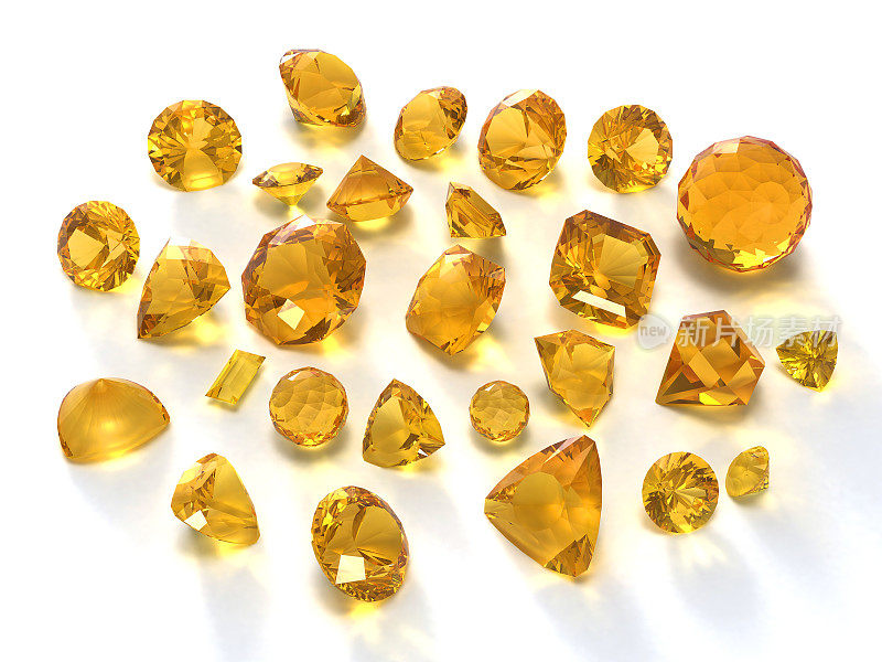 黄水晶宝石