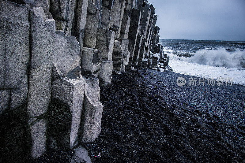 黑沙滩-冰岛