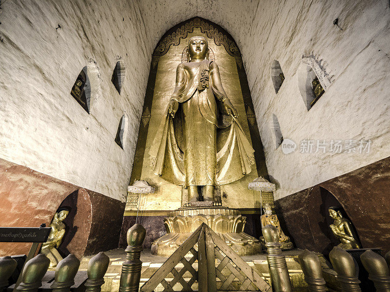 缅甸蒲甘阿难寺佛像