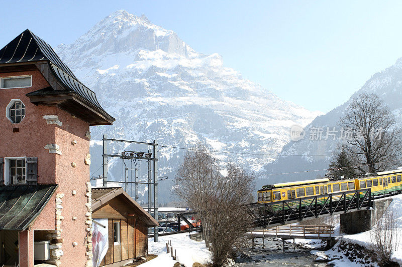 从格林德沃到克莱恩谢德格的瑞士山地铁路