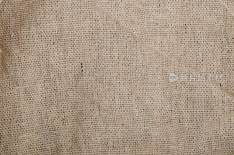 细织粉彩棕色亚麻织物纹理背景