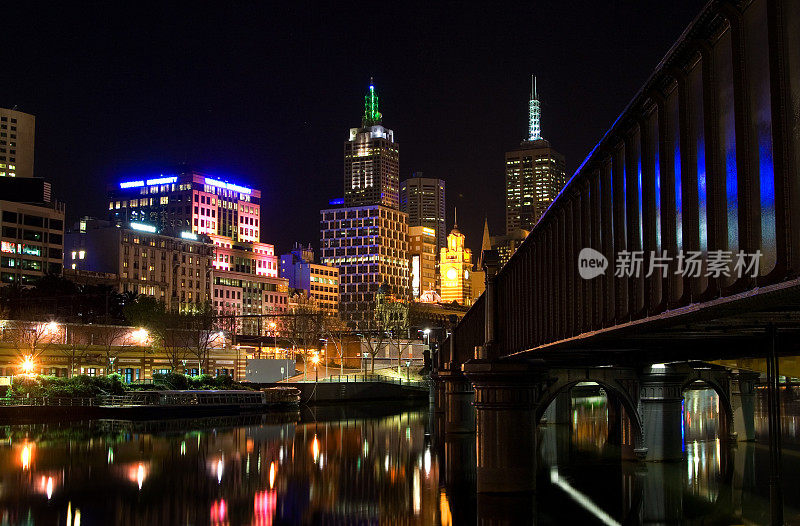 墨尔本的夜景